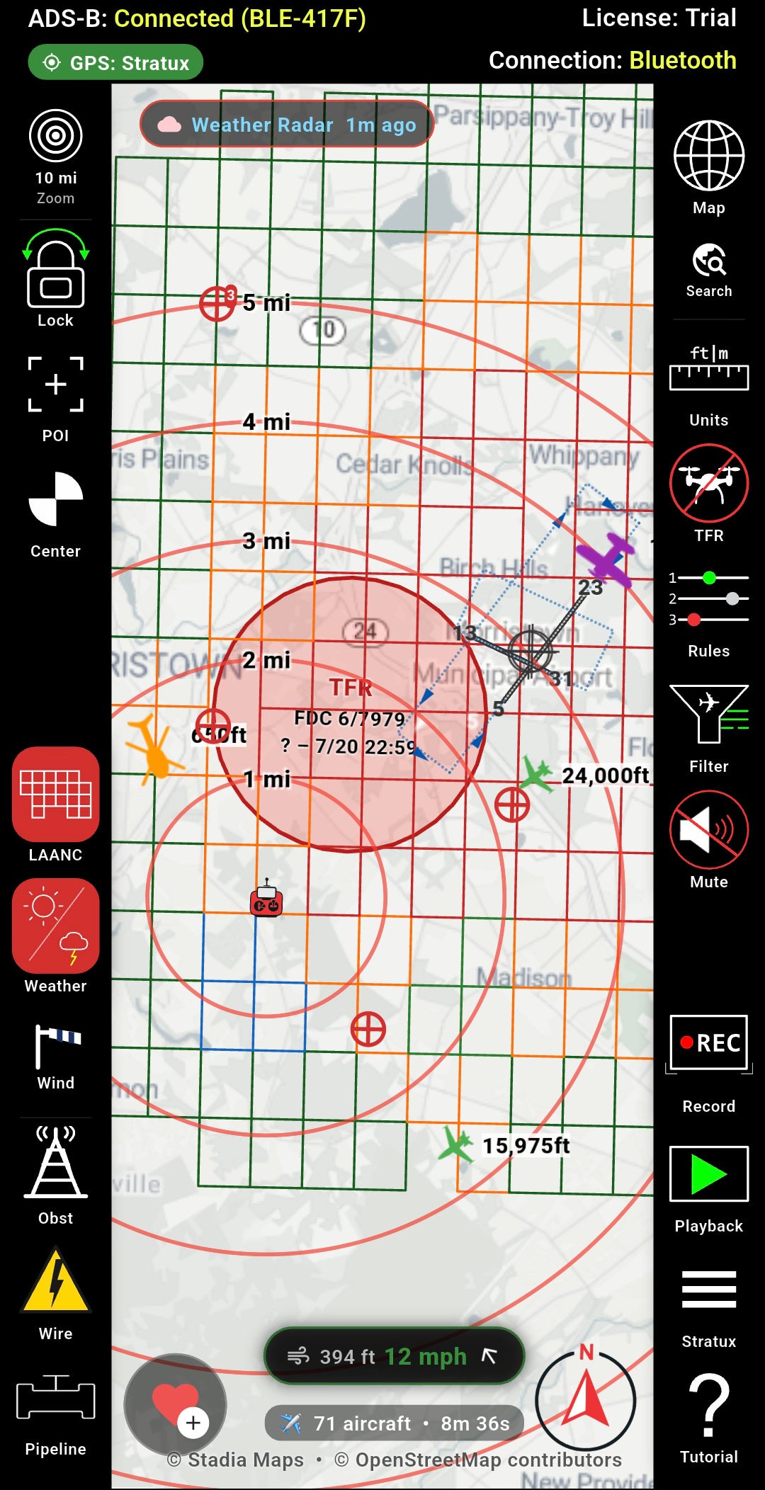 Drone Pilot ADS-B App, 1-Year License