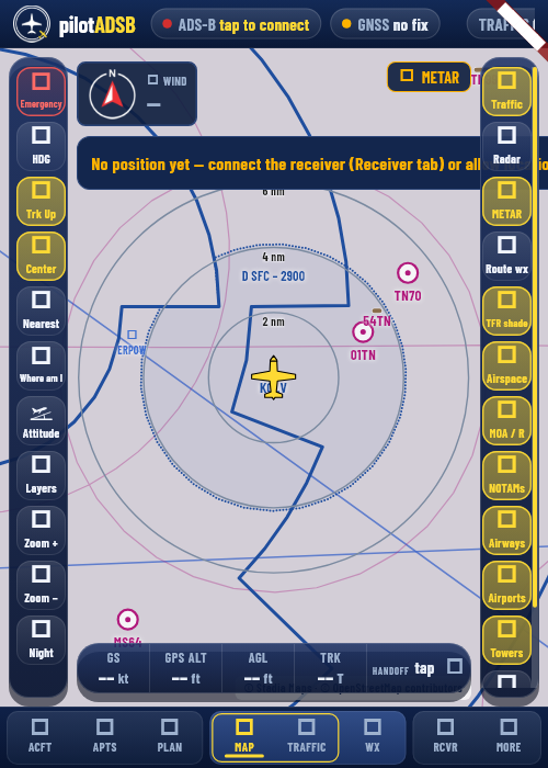 pilotADSB EFB App, 1-Year License