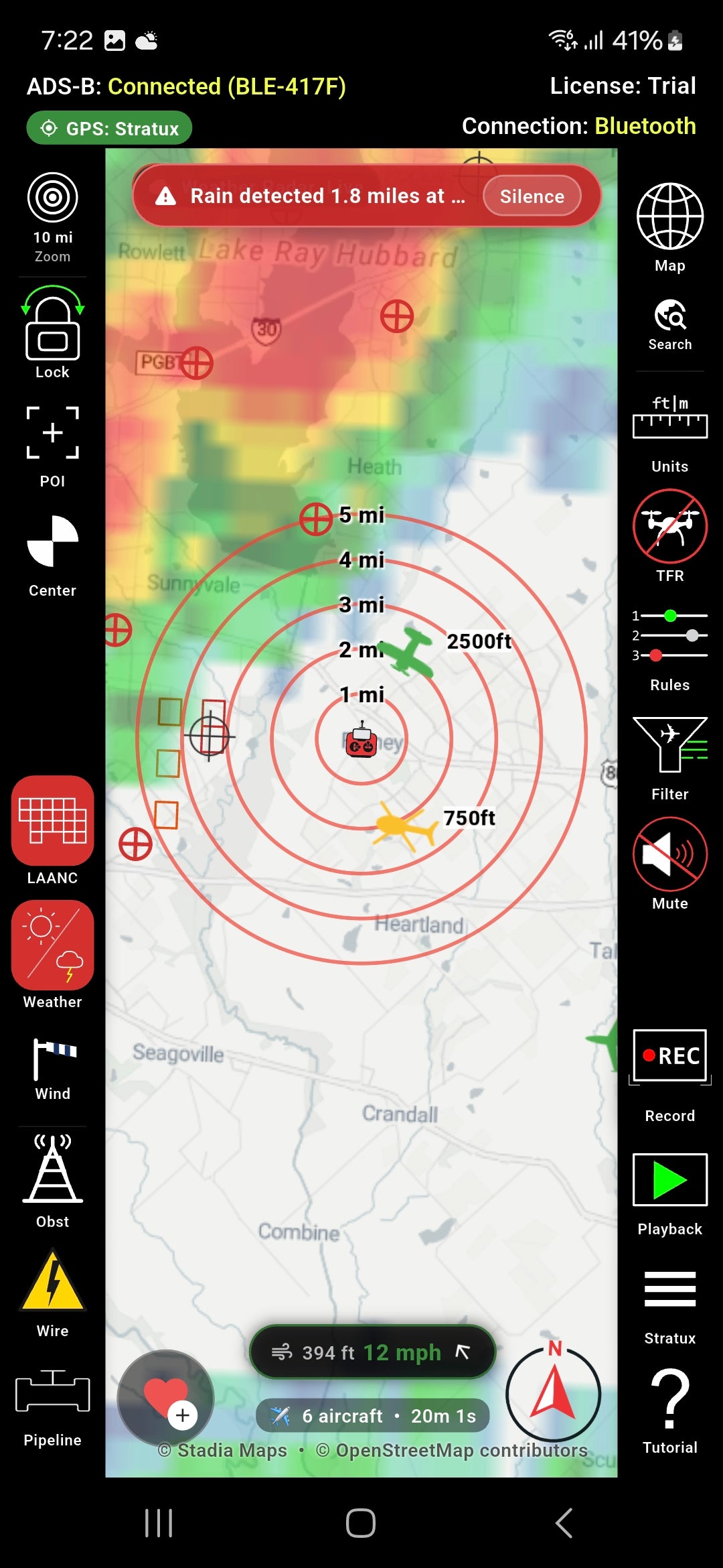 Drone Pilot ADS-B App, 1-Year License
