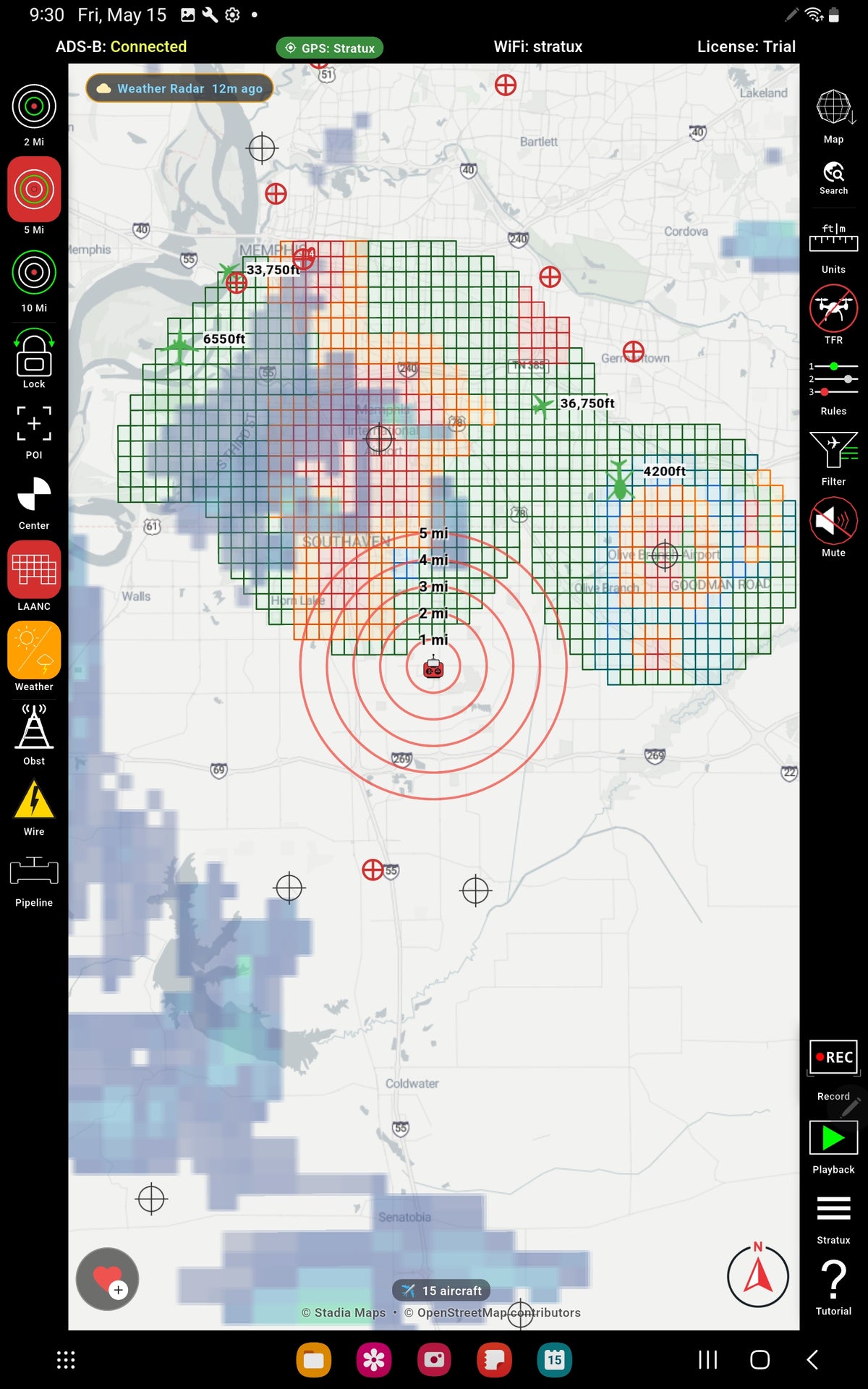 Drone Pilot ADS-B App, 1-Year License