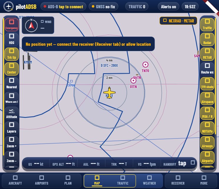 pilotADSB EFB App, 1-Year License